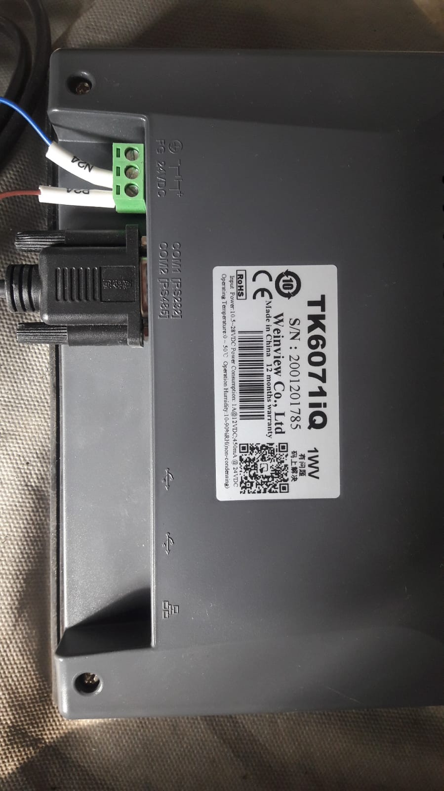 WEINVIEW TK 6071 IQ DOKUNMATİK EKRAN - Protec İkinci El Otomasyon